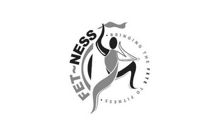 FET~NESS BRINGING THE FETE TO FITNESS logo