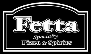 FETTA SPECIALTY PIZZA & SPIRITS logo