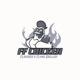 FF CHICKEN FLAVORED & FLAME GRILLED! logo