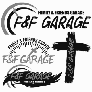 F&F FAMILY & FRIENDS GARAGE logo