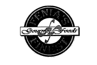 FF FENIA'S FINEST GOURMET FOODS logo