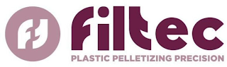 FF FILTEC PLASTIC PELLETIZING PRECISION logo