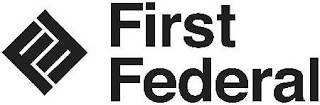 FF FIRST FEDERAL logo