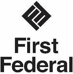 FF FIRST FEDERAL logo