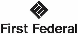 FF FIRST FEDERAL logo