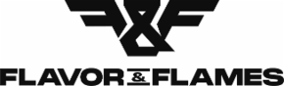 F&F FLAVOR & FLAMES logo