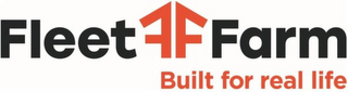 FF FLEET FARM BUILT FOR REAL LIFE logo