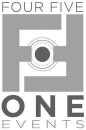 FF FOUR FIVE ONE EVENTS logo
