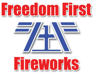 FF FREEDOM FIRST FIREWORKS logo