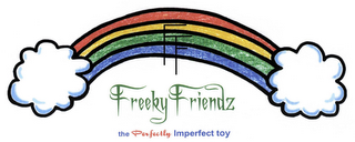 FF FREEKY FRIENDZ THE PERFECTLY IMPERFECT TOY logo