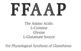 FFAAP THE AMINO ACIDS: L-CYSTEINE GLYSINE L-GLUTAMATE SOURCE FOR PHYSIOLOGICAL SYNTHESIS OF GLUTATHIONE logo