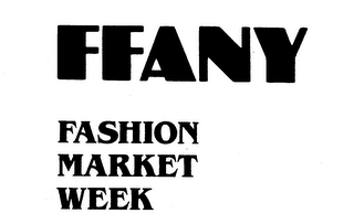 FFANY FASHION MARKET WEEK logo