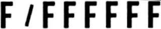 F/FFFFFF logo