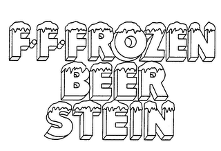 F.F.FROZEN BEER STEIN logo