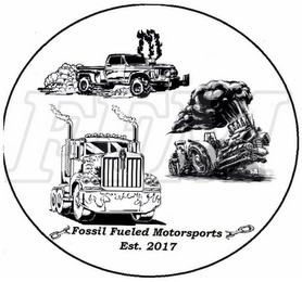 FFM FOSSIL FUELED MOTORSPORTS EST. 2017 logo