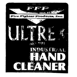 FFP FIRE FIGHTER PRODUCTS, INC. ULTREX WITH FIBER INDUSTRIAL HAND CLEANER logo