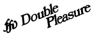 FFV DOUBLE PLEASURE logo