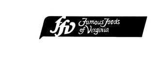 FFV FAMOUS FOODS OF VIRGINIA logo