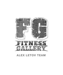 FG FITNESS GALLERY ALEX LETOV TEAM logo