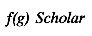 F(G) SCHOLAR logo