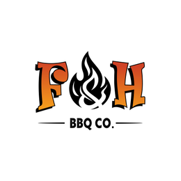 F&H BBQ CO. logo