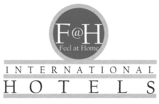 F@H FEEL AT HOME INTERNATIONAL HOTELS logo