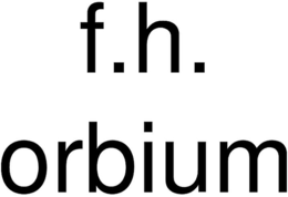 F.H. ORBIUM logo