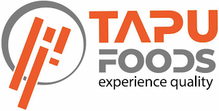 FHL TAPU FOODS EXPERIENCE QUALITY logo