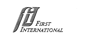 FI FIRST INTERNATIONAL logo