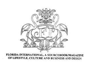 FI FLORIDA INTERNATIONAL, A SOURCEBOOK/MAGAZINE OF LIFESTYLE, CULTURE AND BUSINESS logo