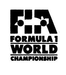FIA FORMULA 1 WORLD CHAMPIONSHIP logo