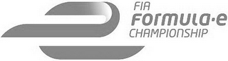 FIA FORMULA - E CHAMPIONSHIP logo