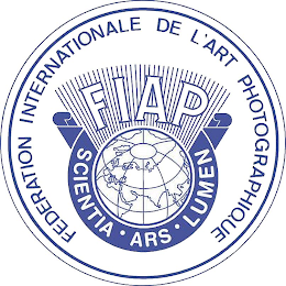 FIAP SCIENTIA  ARS  LUMEN FEDERATION INTERNATIONALE DE L' ART PHOTOGRAPHIQUE logo