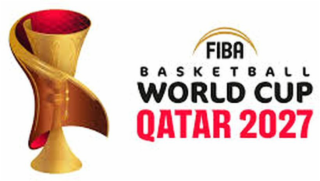 FIBA BASKETBALL WORLD CUP QATAR 2027 logo