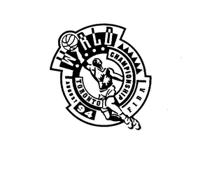 FIBA WORLD CHAMPIONSHIP TORONTO AUGUST 94 logo