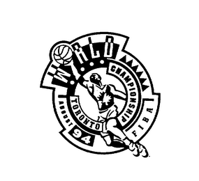 FIBA WORLD CHAMPIONSHIP TORONTO AUGUST 94 logo