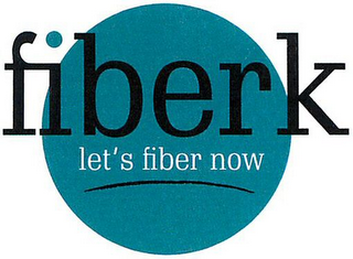 FIBERK LET'S FIBER NOW logo