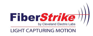 FIBERSTRIKE BY CLEVELAND ELECTRIC LABS LIGHT CAPTURING MOTION logo