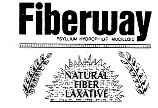 FIBERWAY PSYLLIUM HYDROPHILIC MUCILLOID NATURAL FIBER LAXATIVE