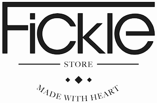 FICKLE STORE MADE WITH HEART logo