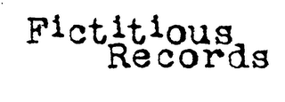 FICTITIOUS RECORDS logo