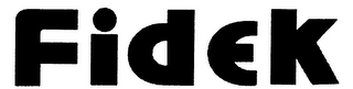 FIDEK logo