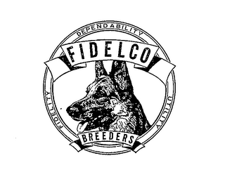 FIDELCO BREEDERS FIDELITY DEPENDABILITY UTILITY logo