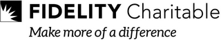 FIDELITY CHARITABLE MAKE MORE OF A DIFFERENCE logo