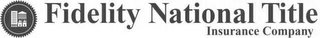 FIDELITY NATIONAL TITLE INSURANCE COMPANY logo