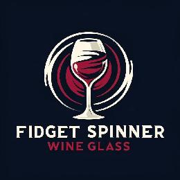FIDGET SPINNER WINE GLASS