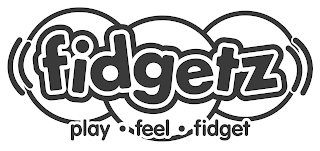 FIDGETZ PLAY· FEEL· FIDGET logo