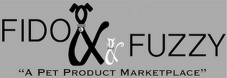 FIDO && FUZZY "A PET PRODUCT MARKETPLACE" logo