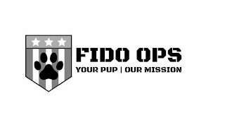 FIDO OPS YOUR PUP OUR MISSION logo