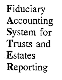 FIDUCIARY ACCOUNTING SYSTEM FOR TRUSTS AND ESTATES REPORTING logo